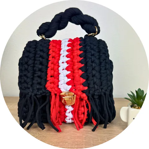 Bolso Tricolor Fringe